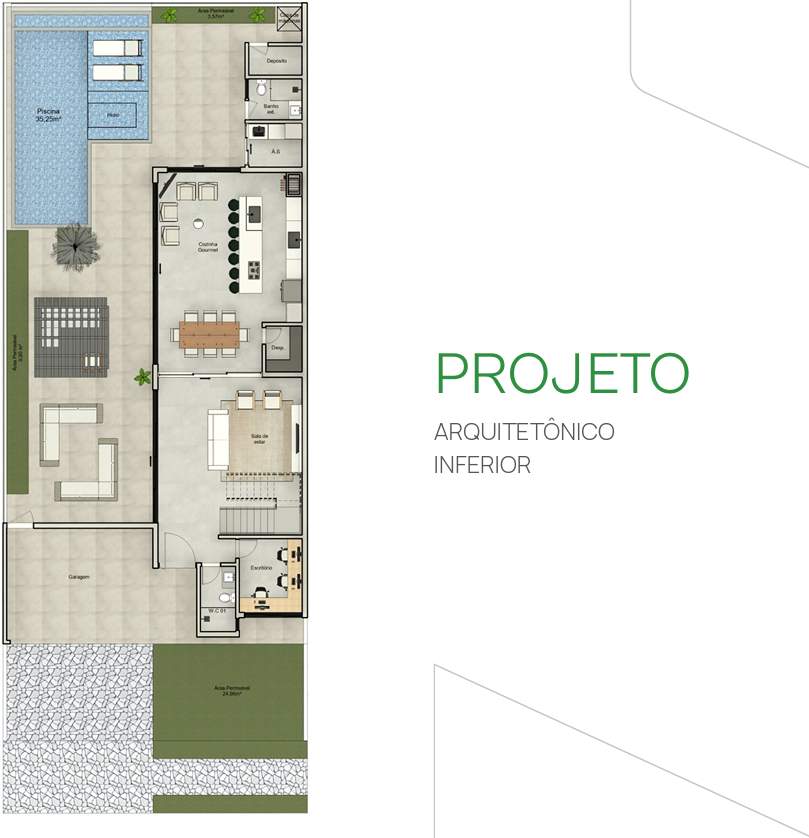 Casa à venda com 4 quartos, 4 suítes, 2 vagas e 366m² no Parque Brasil 500, Paulínia (SP) — foto 3 de 3