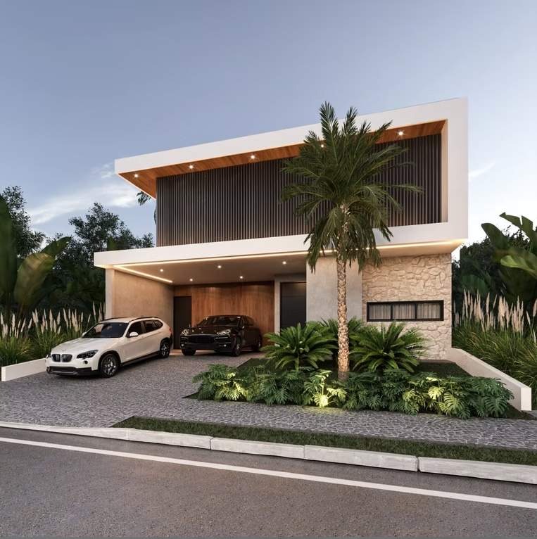 Casa à venda com 4 quartos, 4 suítes, 2 vagas e 366m² no Parque Brasil 500, Paulínia (SP) — foto 2 de 3